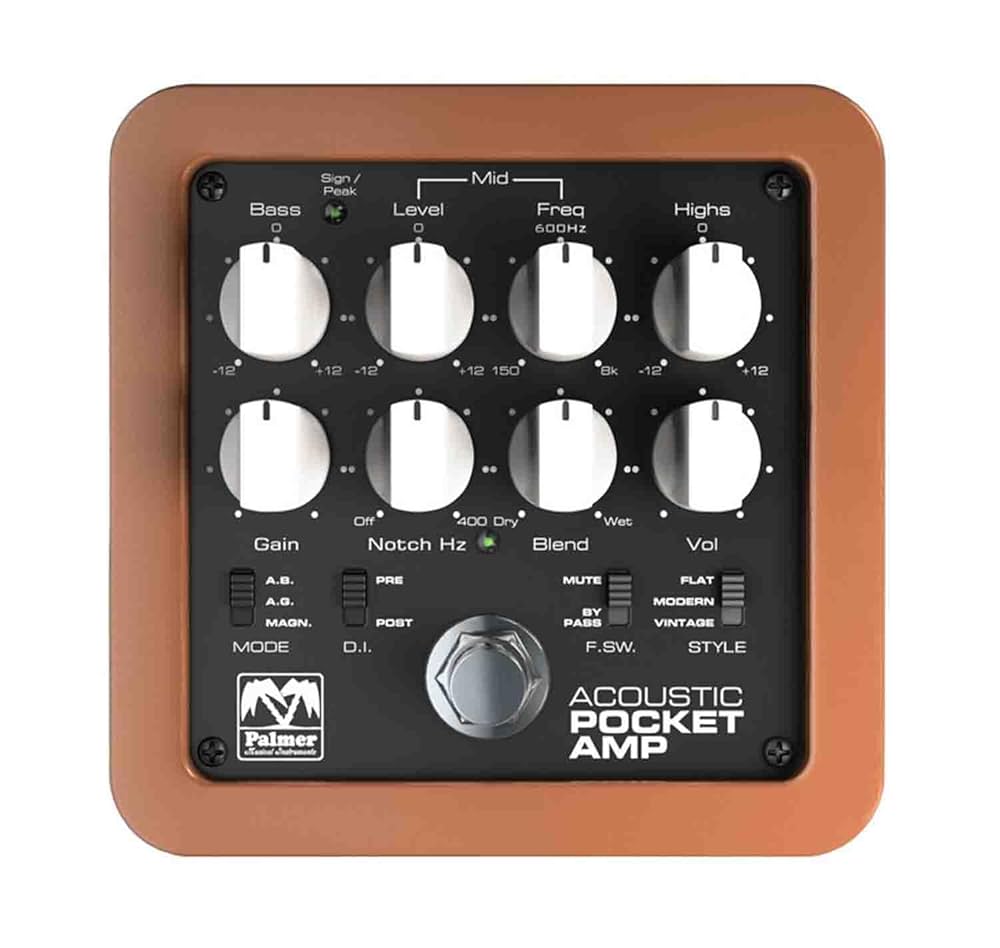 【プリアンプ】Palmer Acoustic Pocket Amp Palmer POCKET AMP ACOUSTIC | Wzmacniacze gitarowe | Palmer